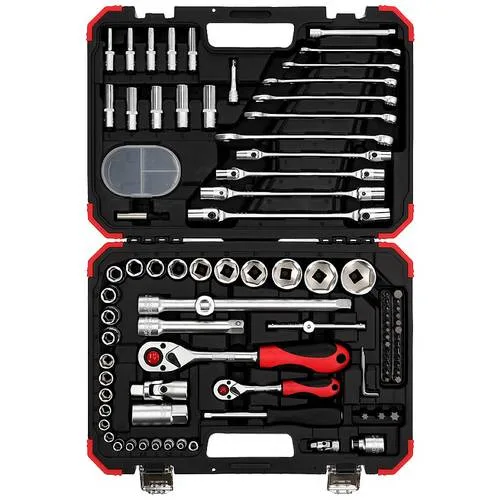 Set-socket 1/4 + 1/2 92 pieza