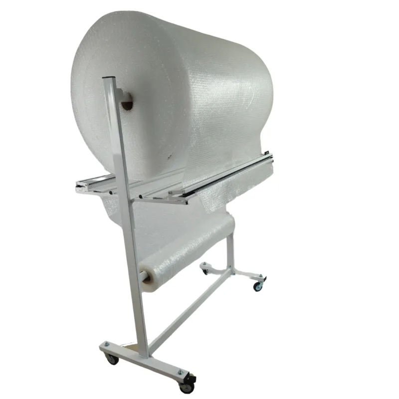 Soporte tecnokit para carrete pluriball con cortador para 1 o 2 carretes de 100cm