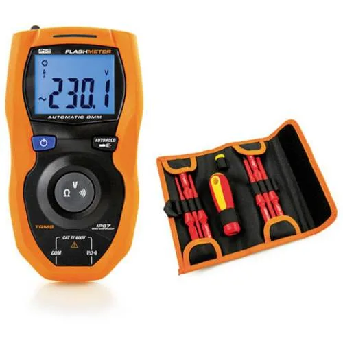 Kit ht multímetro digital con juego de destornilladores hr00011k