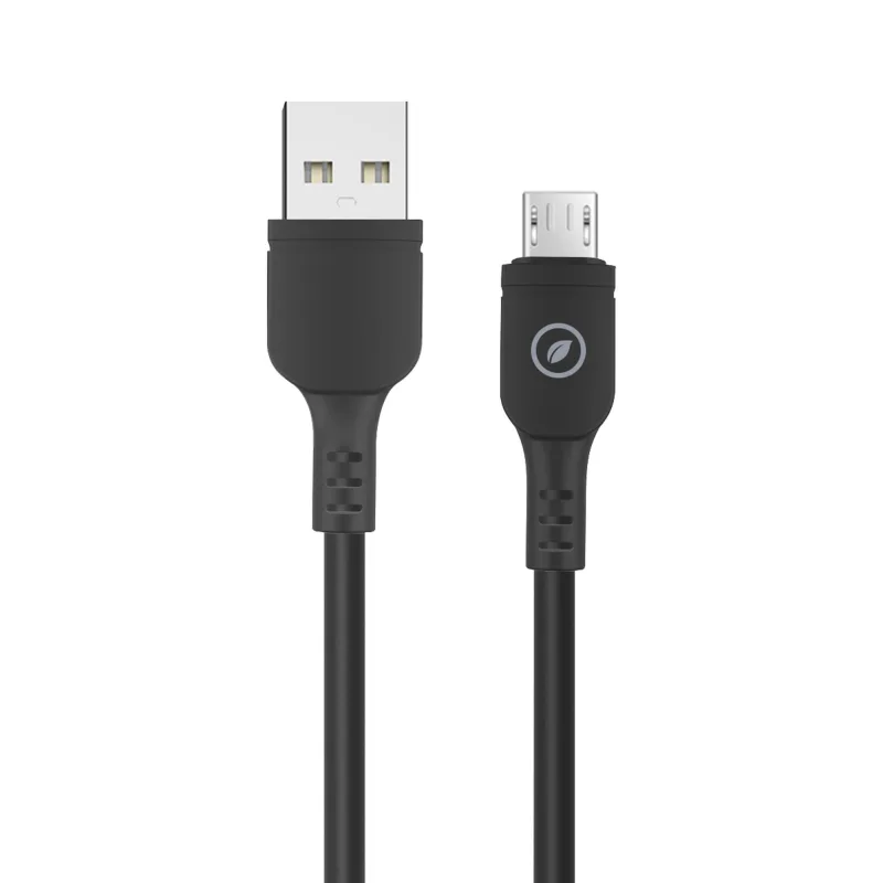 Cable muvit usb a micro usb negro 1,2 m