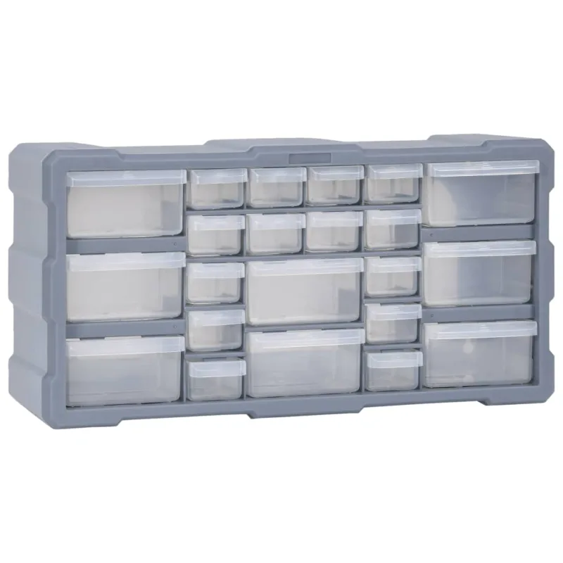 Maison exclusive - organizador multicajones con 22 cajones 49x16x25,5 cm