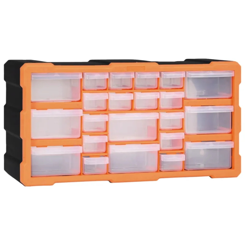Maison exclusive - organizador multicajones con 22 cajones 49x16x25,5 cm