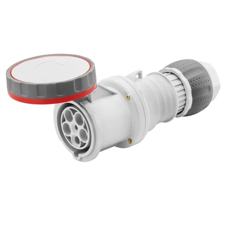 Toma móvil gewiss 3p+n+t 63a ip67 rojo 346-415v gw63053h