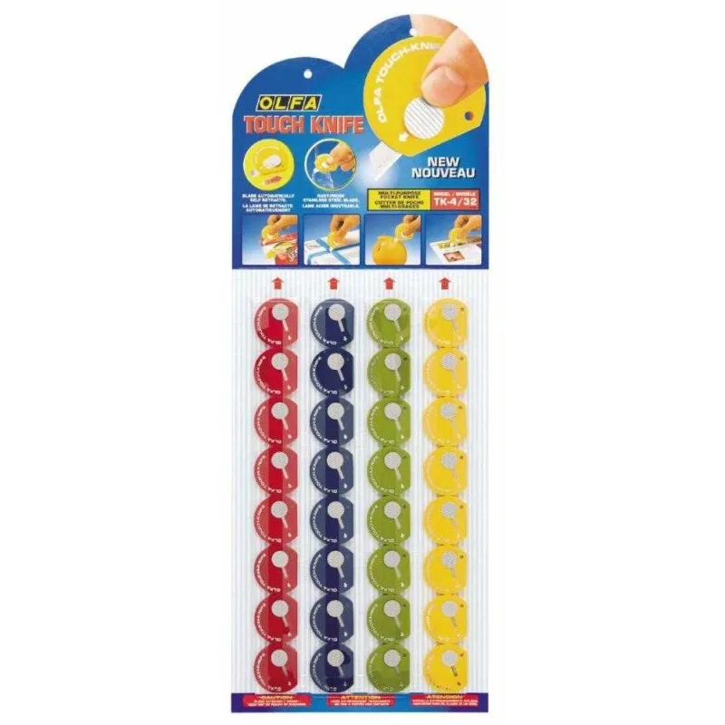 Display de 32 mini cúters olfa tk-4/32