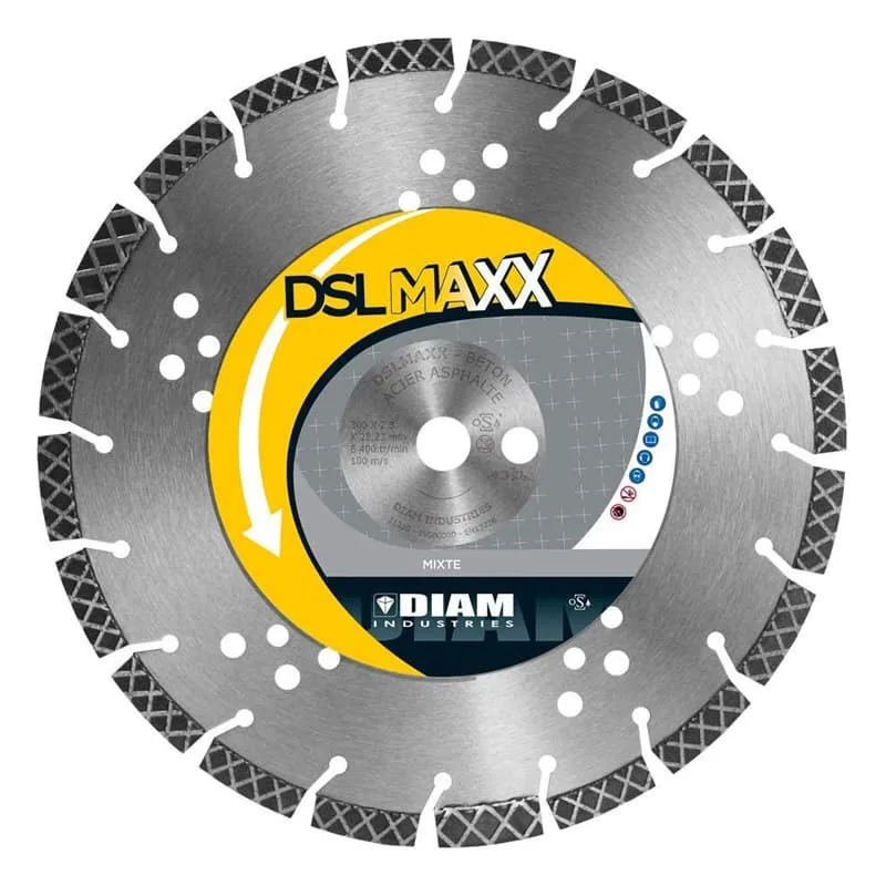Disque diamant diam industries ø230mm / 22.23 mm