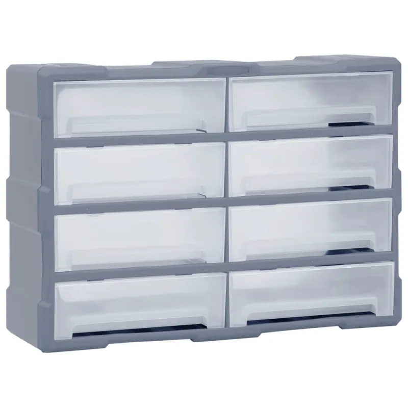 Maison exclusive - organizador multicajones con 8 cajones grandes 52x16x37 cm