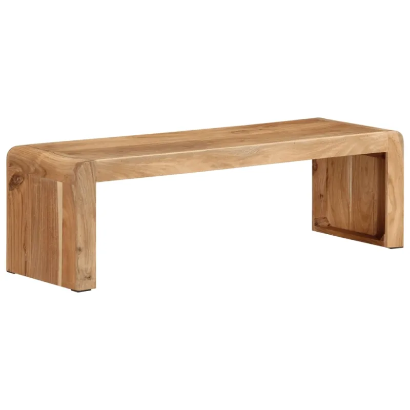 Soporte de tv madera maciza de acacia 110x33x33 cm vidaxl
