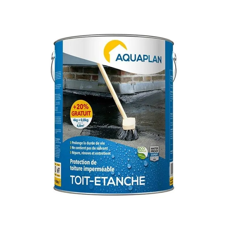 Toit-étanche - protección del techo a prueba de agua - aquaplan - 4 kg + 20% gratis