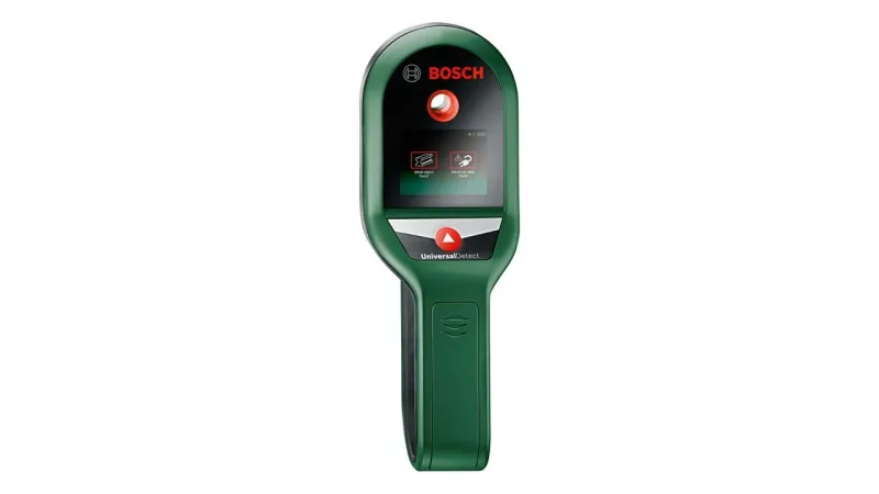 Detector bosch universaldetect – detecta metal, cables con tensión y madera.
