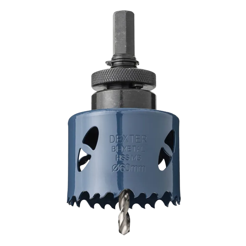 Sierra de corona metal, madera dexter- 60 mm