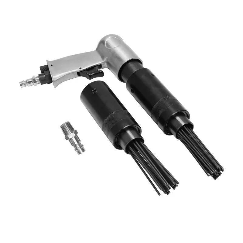 Escalador de agujas de aire comprimido 19 agujas con cabezal de repuesto pistola de agujas de extracción 180mm