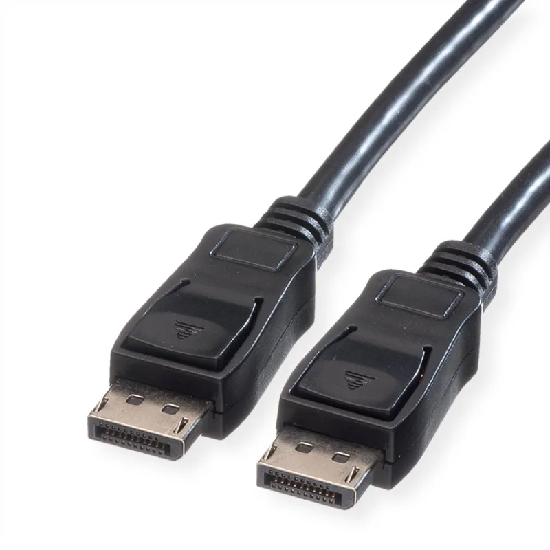 Value cable displayport, dp st - st, negro, 10 m