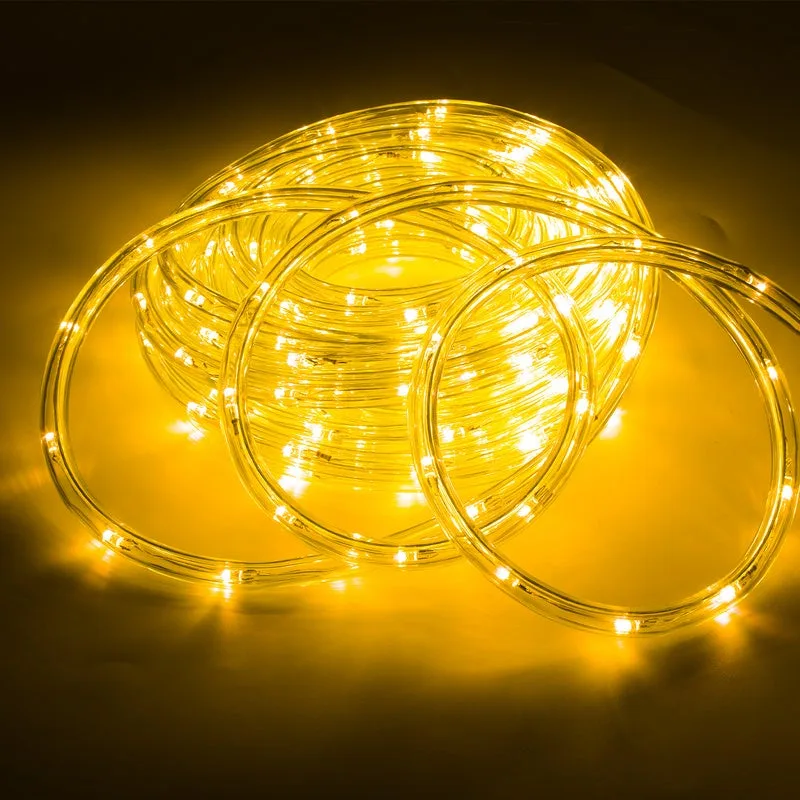 Led string 220v ip44 recuperable - amarillo 20m