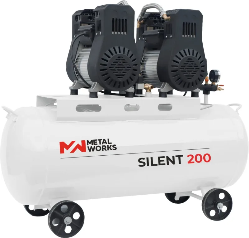 Compresor silent 200 - sin aceite 200l. 458804200 458804200.0