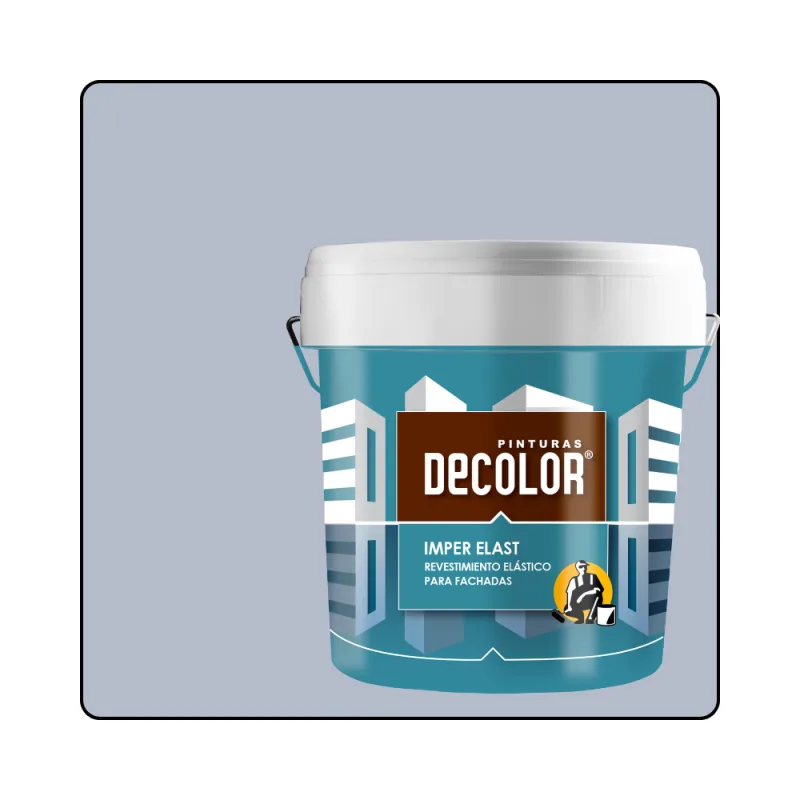 Revestimiento impermeabilizante elástico. imper-elast lila. 15 lt