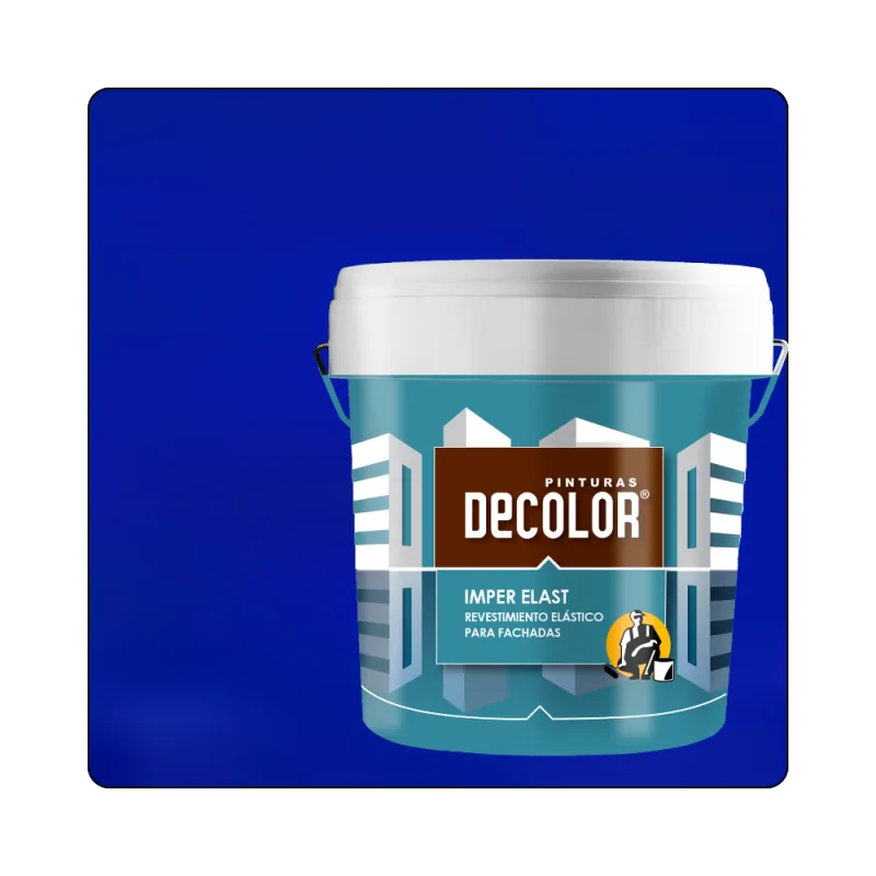 Revestimiento impermeabilizante elástico. imper-elast azul ultramar. 15 lt