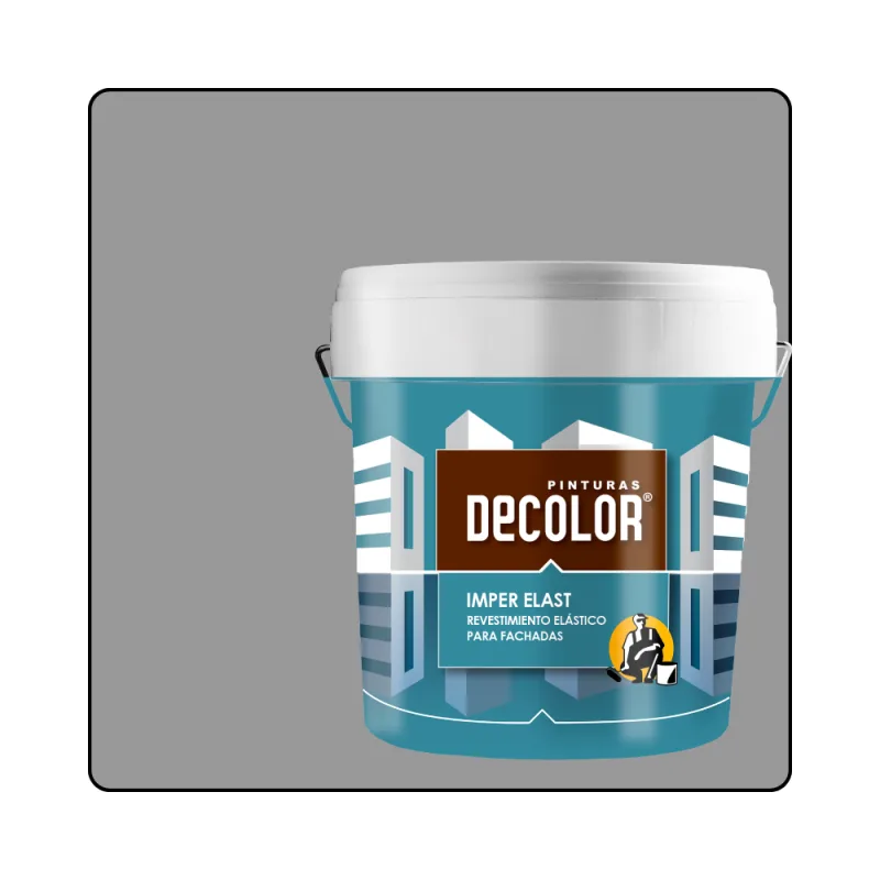 Revestimiento impermeabilizante elástico. imper-elast gris perla. 15 lt