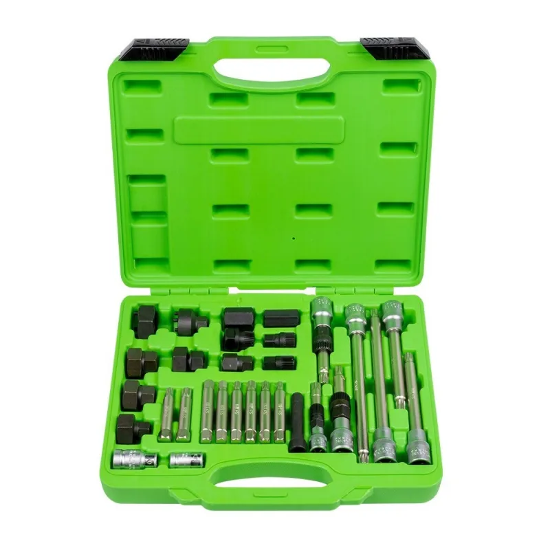 Jbm juego extraccion poleas alternador (estuche 30 u.