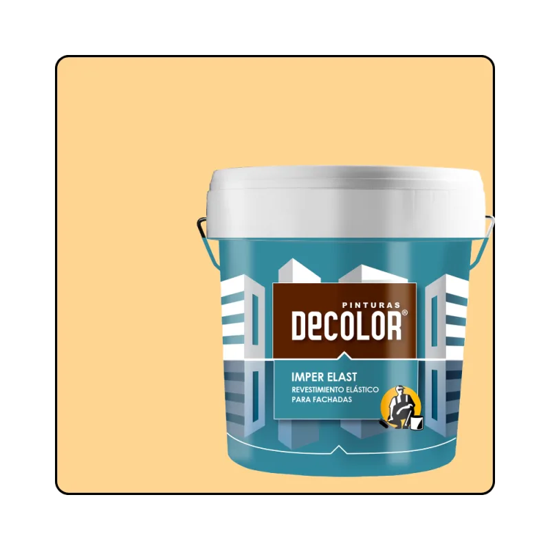 Revestimiento impermeabilizante elástico. imper-elast avellana. 15 lt