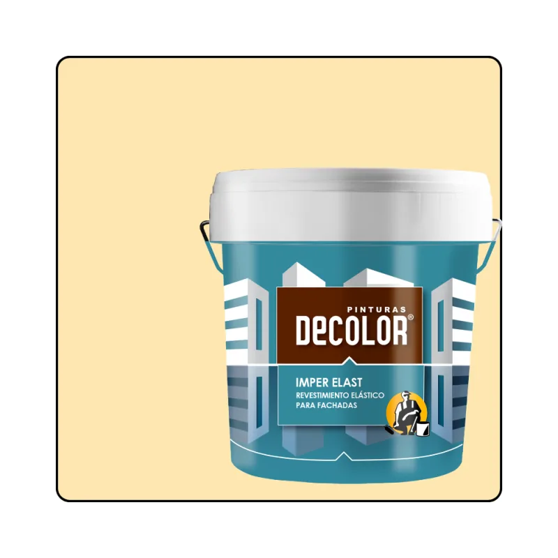 Revestimiento impermeabilizante elástico. imper-elast sahara. 15 lt