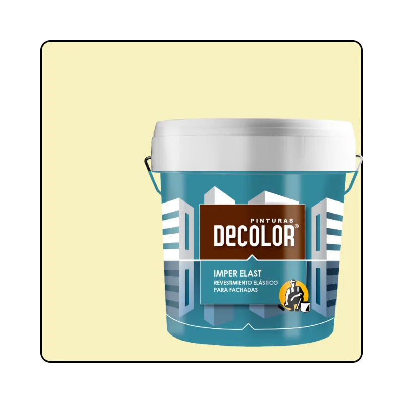 Revestimiento impermeabilizante elástico. imper-elast piedra verdosa. 15 lt