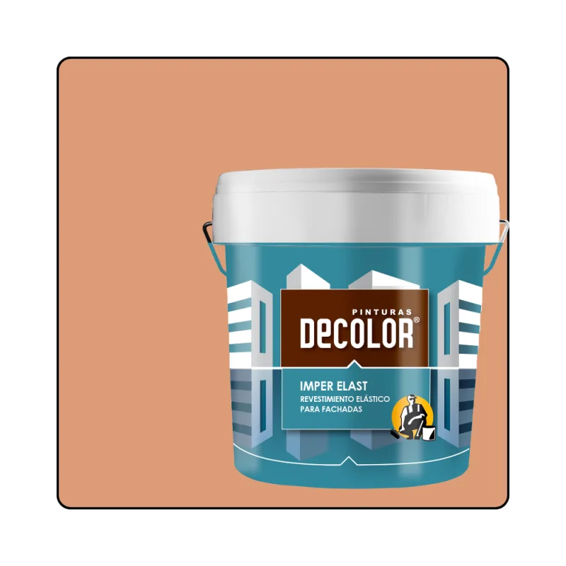 Revestimiento impermeabilizante elástico. imper-elast tierra. 15 lt