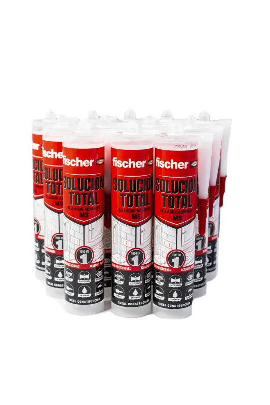 Caja 12uds solución total fischer 290 ml transparente