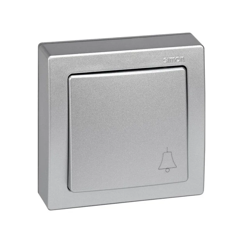 Pulsador campana simon 73 aluminio
