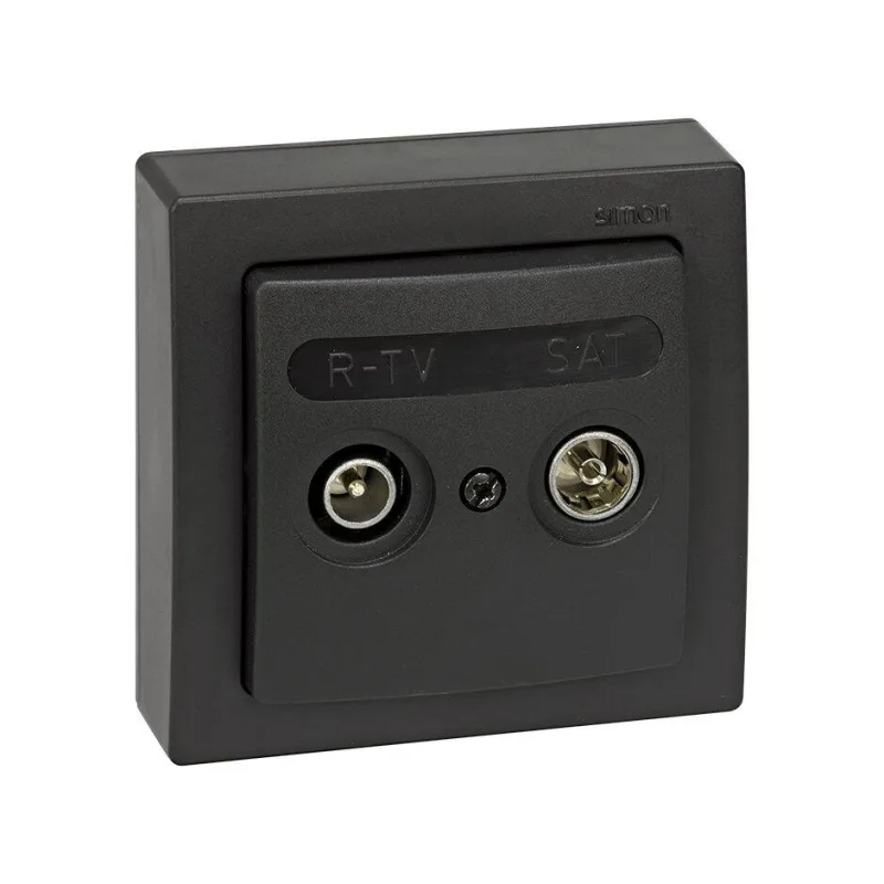 Toma r-tv+sat intermedia simon 73 grafito