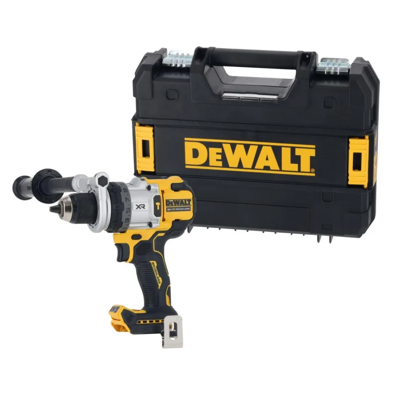 Taladro a batería dewalt 18v brushless - sin batería - maletín tstak - dcd1007nt-xj