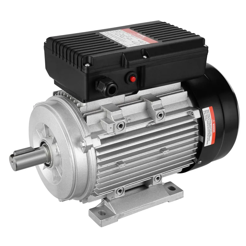 Motor de compresor de aire monofásico vevor 2.2kw,2800rpm,ac 220-240v,13.8a,estructura 90l,b3,eje de llave de 24mm,rotación cw/ccw