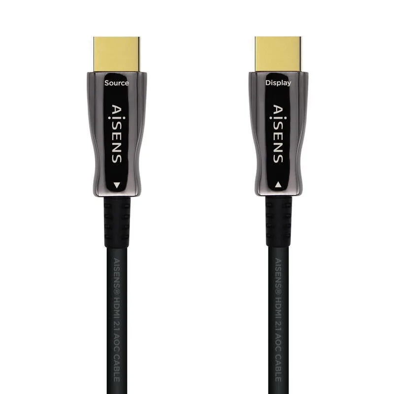 Cable hdmi 2.1 aoc 8k aisens a153-0522/ hdmi macho - hdmi macho/ 60m/ negro