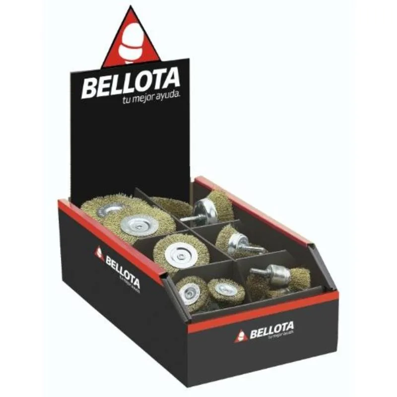 Bellota 50850 - caja expositora cepillos bricolaje modelo 50850