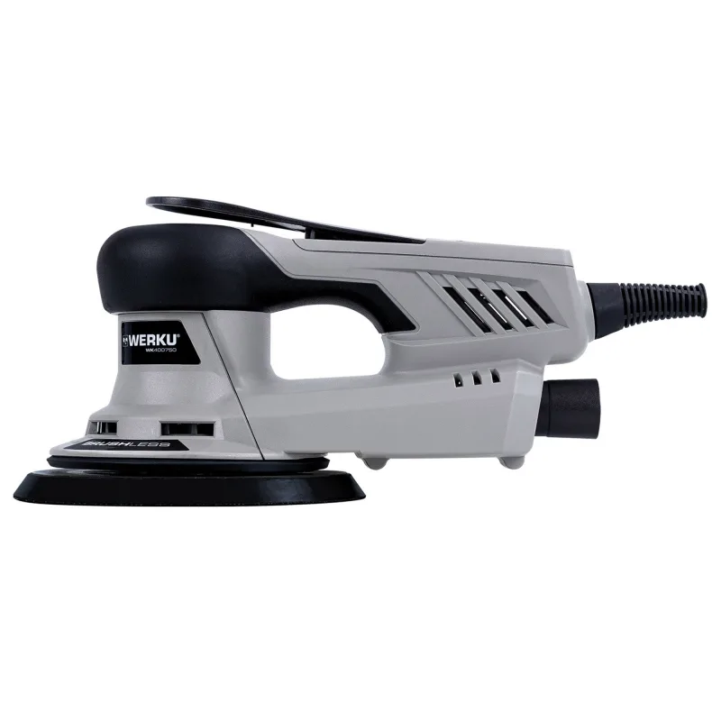 Werku wk401780. lijadora triangular rotorbital. motor brushless. potencia 350w. incluye disco lijado y manguera aspiración de 1.1 metros.