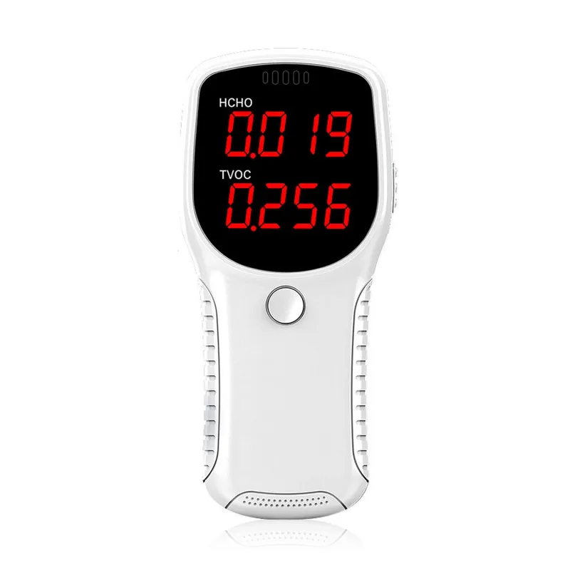 Analizador de la calidad del aire portátil zyg-010 con medición de formaldehído hcho y tvoc 5,5x2,2x12 cm. color: blanco dam