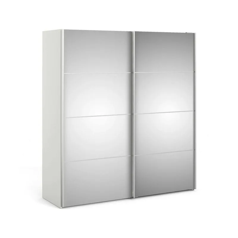 Armario 2 puertas bema, muebles de dormitorio, vestidor, armario de ropa, 182x64 h202 cm, blanco