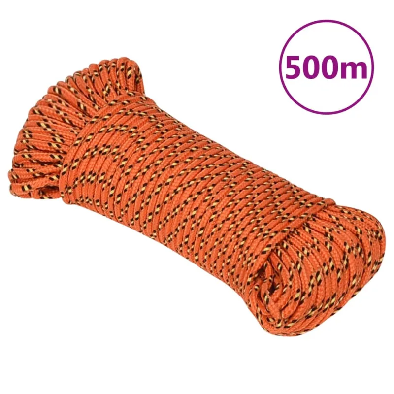 Cuerda para s naranja 4 mm 500 m polipropileno
