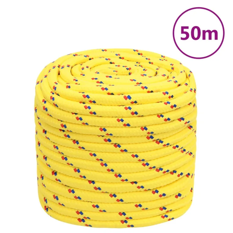 Cuerda para s amarillo 18 mm 50 m polipropileno