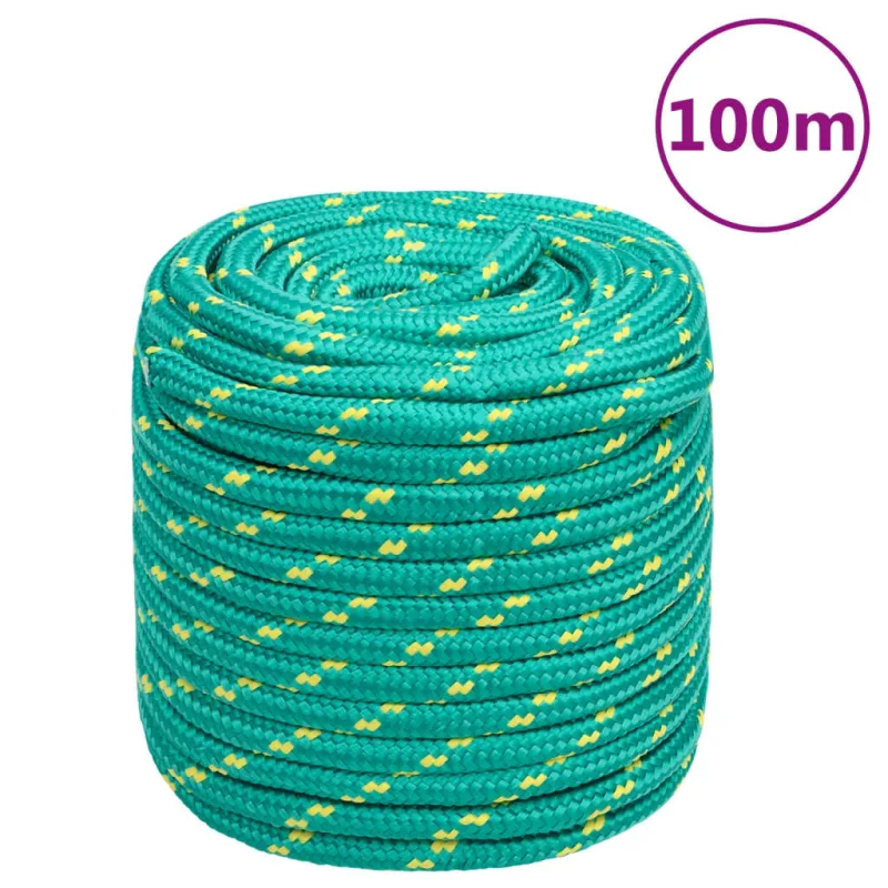 Cuerda para s verde 16 mm 100 m polipropileno