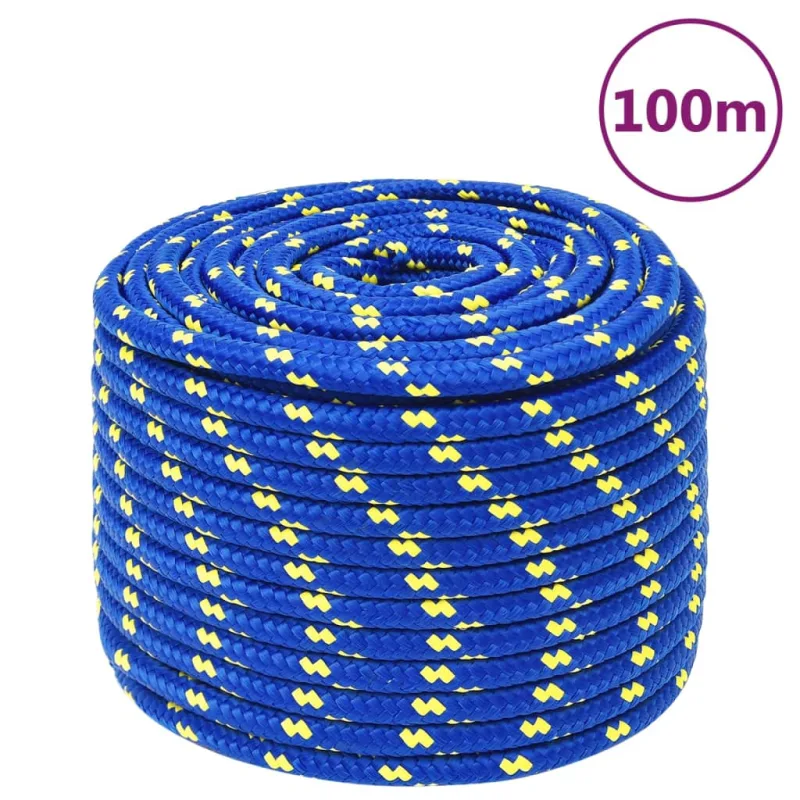 Cuerda para s azul 14 mm 100 m polipropileno