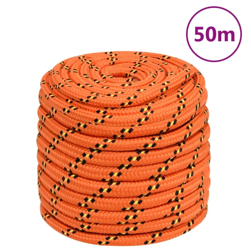 Cuerda para s naranja 16 mm 50 m polipropileno