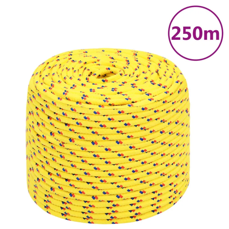 Cuerda para s amarillo 10 mm 250 m polipropileno