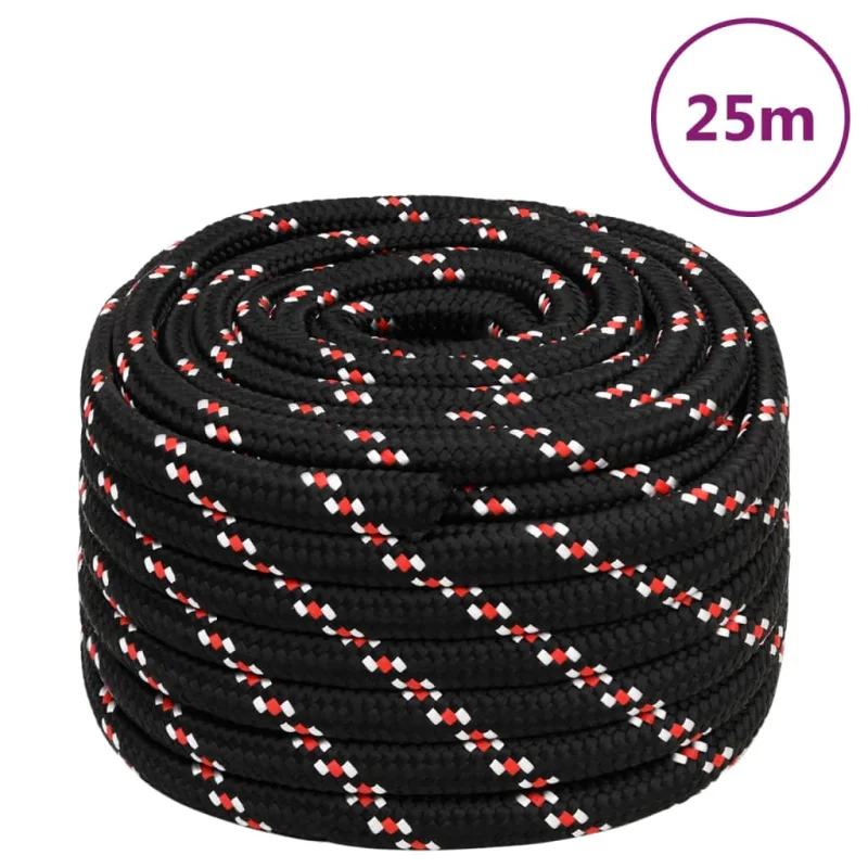 Cuerda para s negro 20 mm 25 m polipropileno