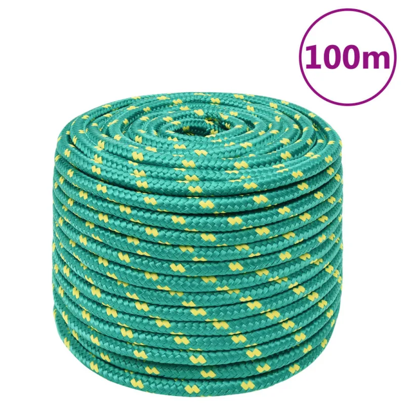 Cuerda para s verde 12 mm 100 m polipropileno