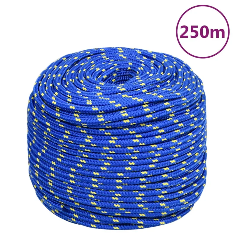 Cuerda para s azul 8 mm 250 m polipropileno