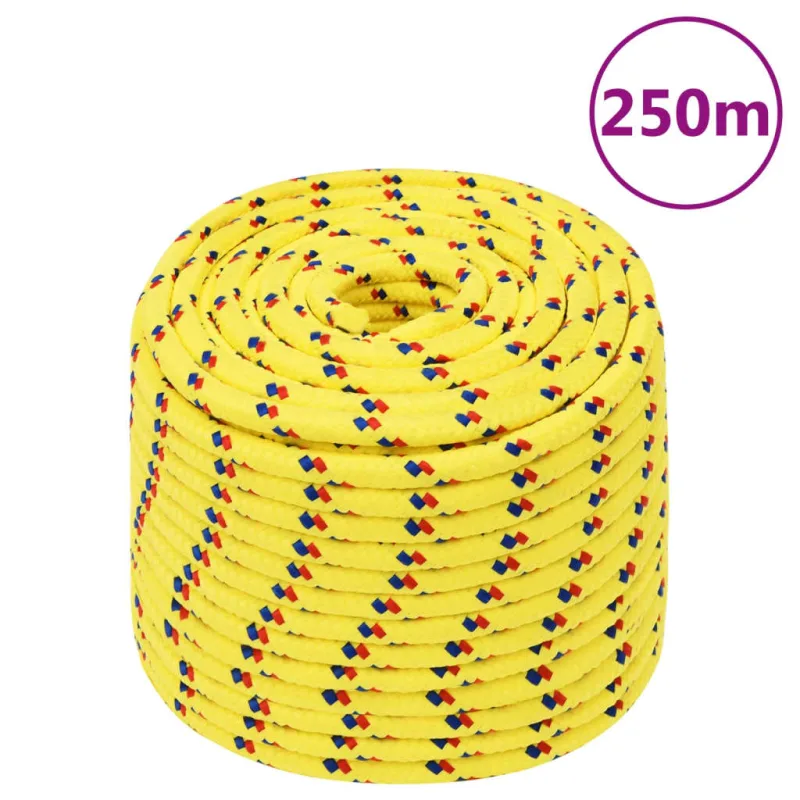 Cuerda para s amarillo 14 mm 250 m polipropileno