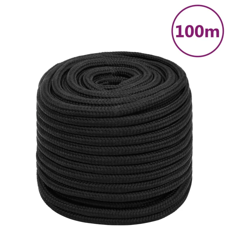Cuerda para s completa negra 18 mm 100 m polipropileno