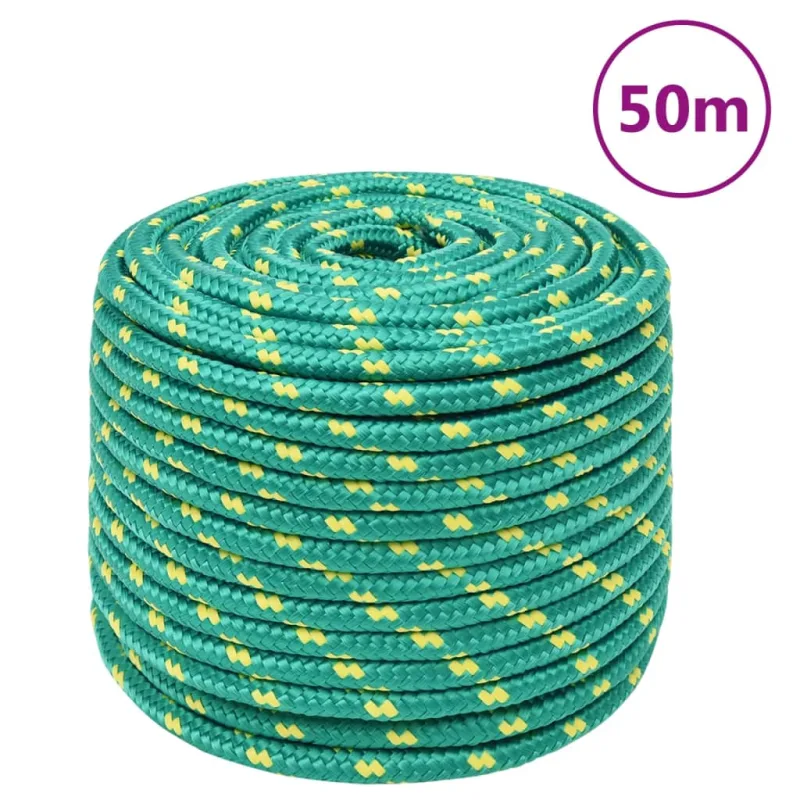 Cuerda para s verde 14 mm 50 m polipropileno
