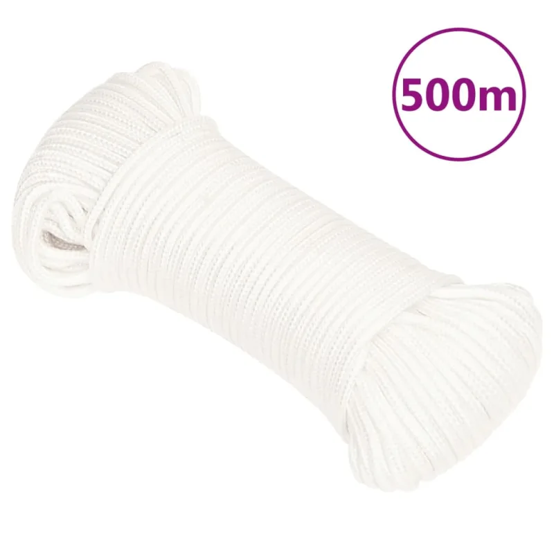Cuerda para completa blanca 4 mm 500 m polipropileno