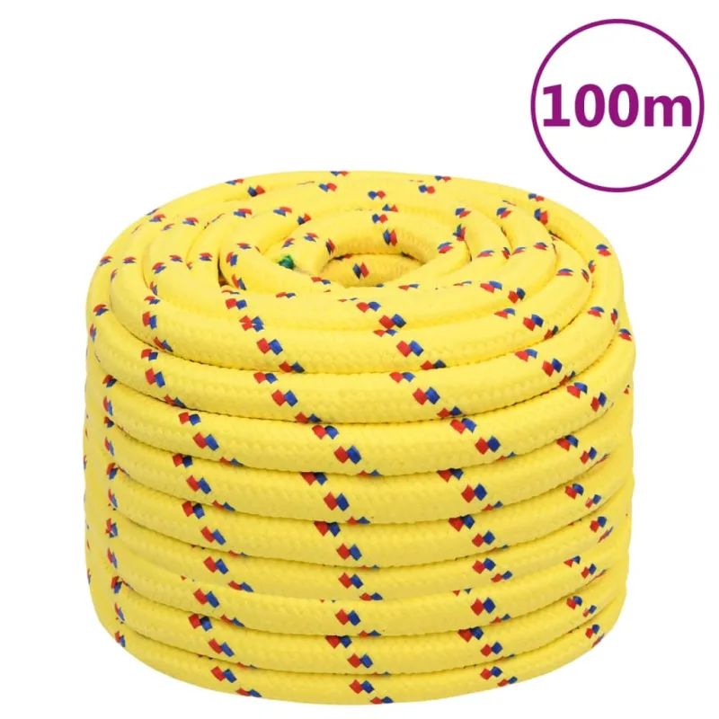Cuerda para s amarillo 20 mm 100 m polipropileno
